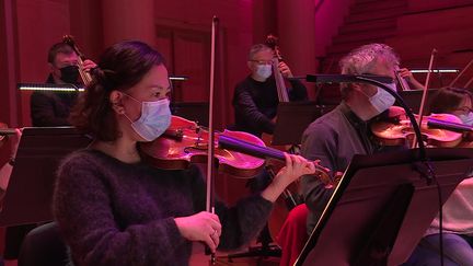 L'ochestre national Metz, lors des ultimes répétitions du concert du Nouvel An.&nbsp; (FRANCE 3 LORRAINE)