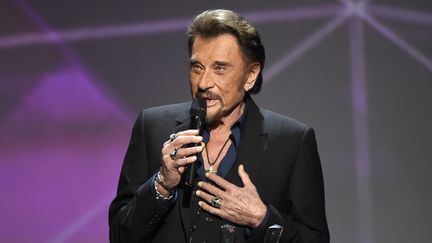 Johnny Hallyday aux Victoires de la musique 2016
 (BERTRAND GUAY / AFP)