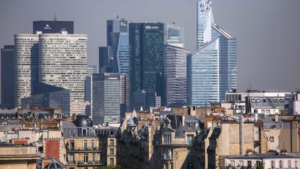 View of Paris from the Eiffel Tower, La Défense business district.  (illustrative photo) (VINCENT ISORE / MAXPPP)