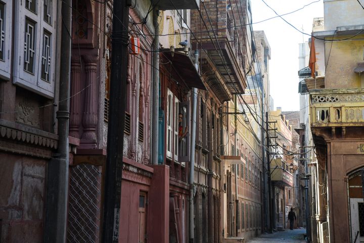 Les havelis de la ville de Bikaner, Inde
 (CHANDAN KHANNA / AFP)