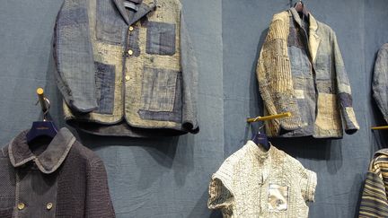 Les vestes Porter Classic Sashiko présentées à Paris, janvier 2017
 (Corinne Jeammet)