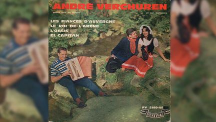 Le 45 tours des "Fiancés d'Auvergne" d'André Verchuren. (DR)