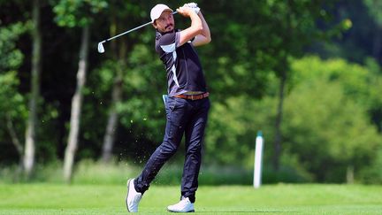 Le golfeur&nbsp;Michael Lorenzo-Vera à l'Open de Saint-Omer, dans le Nord. (DIDIER CRASNAULT / MAXPPP)