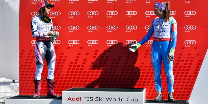 Mercredi dernier, Anna Fenninger et Tina Maze étaient montées sur le podium du classement général de la descente sans sa leader, Maria Höfl-Riesch, qui venait de chuter 