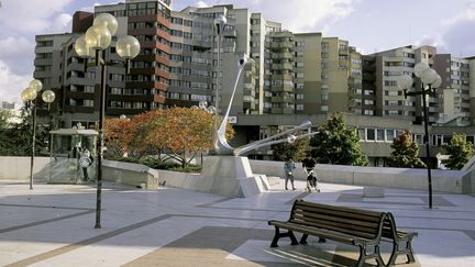 Vue d'Evry, dans l'Essonne, en 2008. (ROSINE MAZIN / AFP)