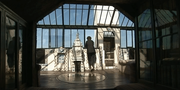 Atelier de sa maison "Hauteville House" à Guernesey 
 (France 3 / Culturebox / capture d&#039;écran)