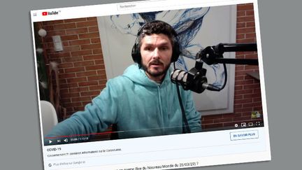 Thierry Casasnovas promet dans des vidéos postées sur YouTube des recettes de guérison contre le Covid-19 notamment à base de bain froid, jeûne et jus de carotte. (CAPTURE D'ÉCRAN)