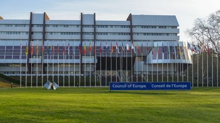 Le siège du Conseil de l'Europe à Strasbourg (Bas-Rhin), le 21 octobre 2018. (JEAN ISENMANN  / ONLY FRANCE / AFP)