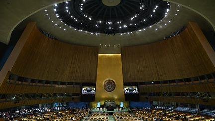 L'Assemblée générale de l'ONU réunit les pays membres pendant une semaine. (RADEK PIETRUSZKA / EPA / MAXPPP)