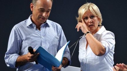 Jean-François Copé et Nadine Morano (GERARD JULIEN / AFP)