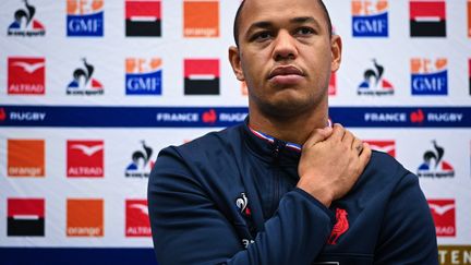 Gaël Fickou, joueur international français de rugby à XV.  (ANNE-CHRISTINE POUJOULAT / AFP)