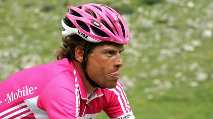 Le cycliste Jan Ullrich, lors du Tour de Suisse, le 17 juin 2006. (PASCAL GUYOT / AFP)