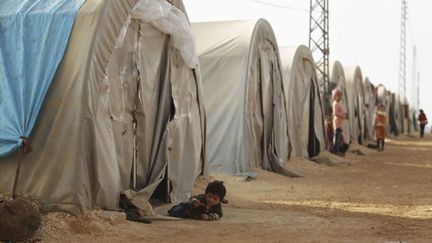 &nbsp; (Un camp de réfugiés au sud de la Syrie, près de la ville d'Idlib © REUTERS/Khalil Ashawi)