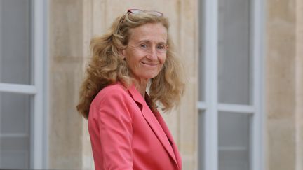 La ministre de la Justice Nicole Belloubet à l'Elysée, à Paris, le 5 septembre 2018.&nbsp; (LUDOVIC MARIN / AFP)