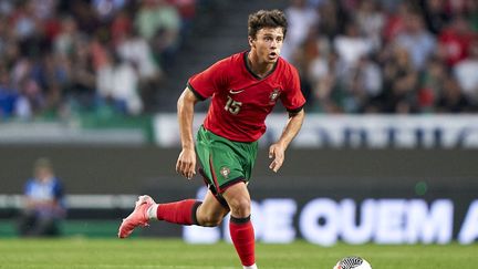 International João Neves during the match between Portugal and Finland, at Jose Alvalade Stadium in Lisbon, on June 4, 2024. (JOSE MANUEL ALVAREZ REY / AFP)