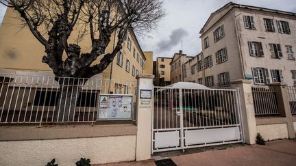 Des écoles fermées à&nbsp;Ajaccio, le 9 mars 2020.&nbsp; (ANGELE RICCIARDI / AFP)