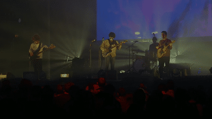 Curtis Harding sur la scène du Pitchfork Music Festival à Paris, le 31 octobre 2015.
 (MTN)