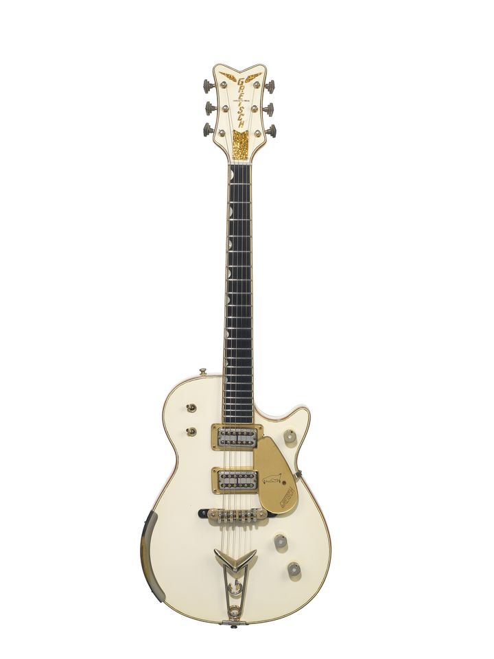 THE FRED GRETSCH MANUFACTURING COMPANY, BROOKLYN, CIRCA 1958 A SOLID-BODY ELECTRIC GUITAR, WHITE PENGUIN, 6134 (CHRISTIE'S - THE DAVID GILMOUR GUITAR COLLECTION)