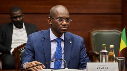 Le ministre malien de la Défense, le colonel Sadio Camara, à Moscou,&nbsp;le 11 mars 2022.&nbsp; (VADIM SAVITSKII / RUSSIAN DEFENCE MINISTRY)