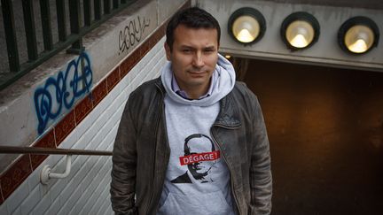 David van Hemelryck, le leader du collectif "Hollande d&eacute;mission", le 7 janvier 2014 &agrave; Paris. (20 MINUTES / GELEBART / SIPA)