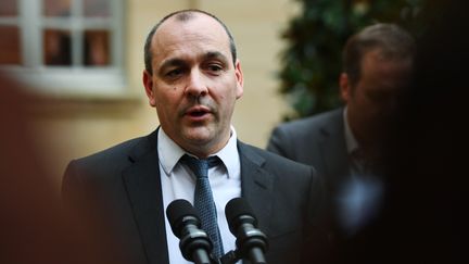 Le secrétaire général de la CFDT, Laurent Berger, à Matignon, en janvier 2020. (CHRISTOPHE ARCHAMBAULT / AFP)