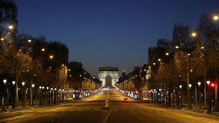 Les Champs-Elysées (Paris), le dimanche 23 août 2020. (LUDOVIC MARIN / AFP)