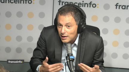 Marc-Olivier Fogiel, directeur de l'information de BFMTV. (CAPTURE D'ECRAN FRANCEINFO)