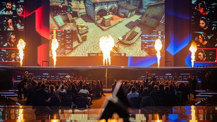 Un tournoi de Counter Strike organisé à la Royal Arena de Copenhague au Danemark. (MICHAL KONKOL / BLAST)