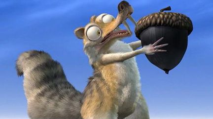 Scrat, l&#039;écureuil fou de glands, personnage emblématique de la franchise &quot;L&#039;Age de glace&quot;
 (Twentieth Century Fox France)