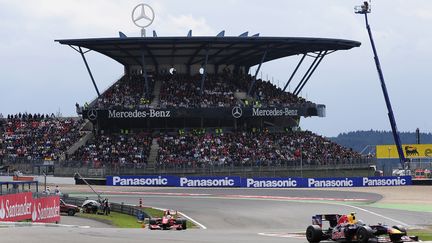 Le circuit du Nürburgring, lors du Grand Prix d'Allemagne 2009 de Formule 1 (TORSTEN SILZ / DDP)