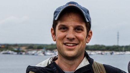 Le journaliste américain Evan Gershkovich, le 24 juillet 2021. (DIMITAR DILKOFF / AFP)