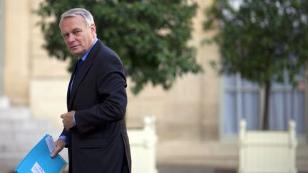 Jean-Marc Ayrault, le 22 octobre 2012 au Palais de l'Elys&eacute;e (Paris). (JOEL SAGET / AFP)