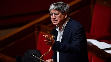 Eric Coquerel, à l'Assemblée nationale, le 26 mai 2020. (CHRISTOPHE ARCHAMBAULT / POOL)