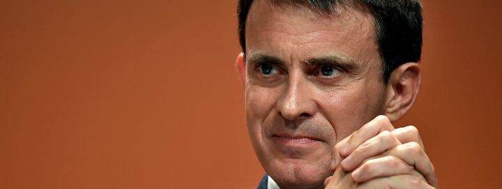 Manuel Valls à Paris, le 5 mai 2017. (PHILIPPE LOPEZ / AFP)