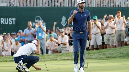 Le golfeur américain Dustin Johnson (JAMIE SQUIRE / GETTY IMAGES NORTH AMERICA)