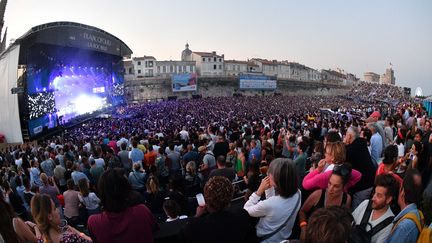 La grande scène des Francofolies en juillet 2018 à la Rochelle. (XAVIER LEOTY / AFP)
