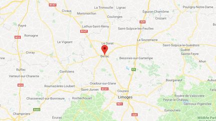 Bellac (Haute-Vienne) (GOOGLE MAPS)