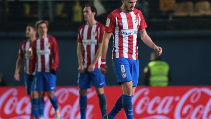 Saul Nigez, dépité après la nouvelle défaite de son équipe en Liga (ANTONIO DEL TORO / AFP)