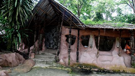 Mais le nombre de touristes et de pèlerins augmente chaque année. "La forêt est devenue vulnérable au trop grand nombre de visiteurs et aux pressions qu’ils exercent, susceptibles de fragiliser l’équilibre entre la configuration naturelle et la population, nécessaire pour préserver au site ses qualités spirituelles", déclare l’Unesco.&nbsp; &nbsp; (PIUS UTOMI EKPEI / AFP)