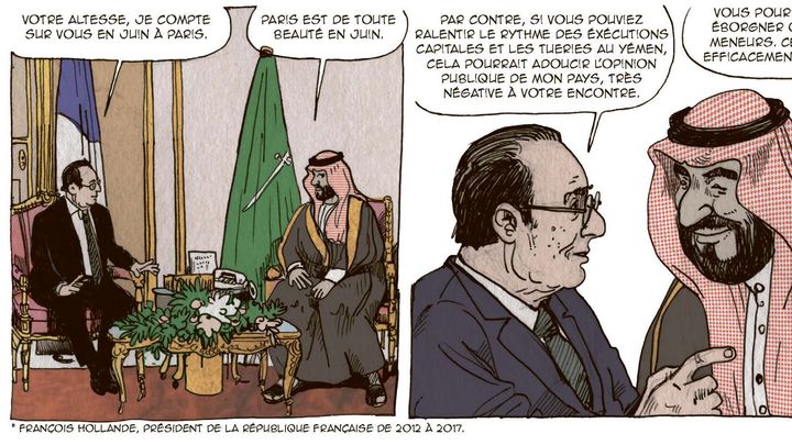 Extrait de "MBS : l'enfant terrible d'Arabie saoudite". (Les Escales)