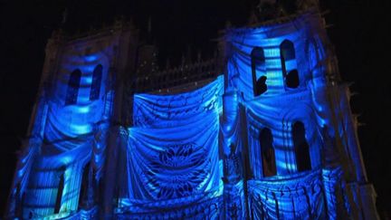 Amiens : un spectacle de son et lumière projeté sur la cathédrale gothique