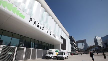 Inaugurée en 2017, Paris La Défense Arena est la plus grande salle de spectacle d'Europe et peut accueillir jusqu'à 40 000 personnes. (OLIVIER BOITET / MAXPPP)