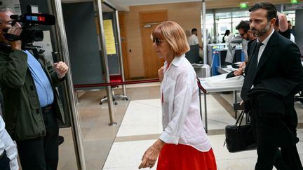 Gisèle Pélicot at the Avignon court (Vaucluse), September 5, 2024. (CHRISTOPHE SIMON / AFP)