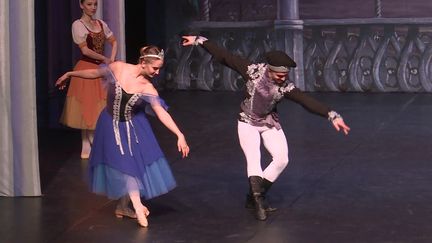 Le Grand Ballet de Kiev, termine ses dernières représentations du "Lac des cygnes", avant de faire face à un avenir incertain en Ukraine. (FRANCE 3 AUVERGNE-RHONE-ALPES)