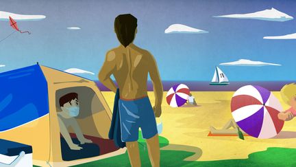 Comment vont se dérouler ces premières vacances post confinement ? Franceinfo vous aide à y voir plus clair. (PIERRE-ALBERT JAUSSERAND)