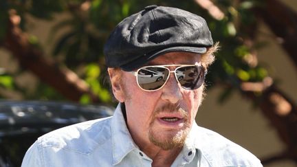 Johnny Hallyday à Malibu (Californie) en mars 2017.
 (Jean-Baptiste Lacroix / AFP)