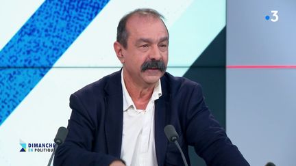 Philippe Martinez, 15 janvier 2023 (CAPTURE ECRAN /DIMANCHE EN POLITIQUE / FRANCE 3)