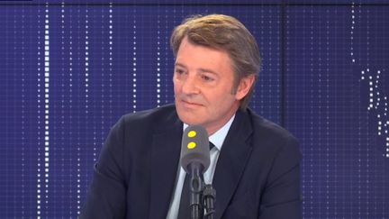 François Baroin, président de l'Association des maires de France et maire Les Républicains de Troyes, était l'invité de franceinfo le mercredi 9 octobre 2019 (FRANCEINFO / RADIOFRANCE)