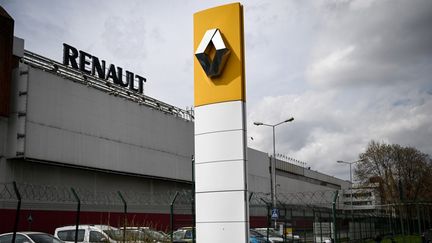 Le site de l'usine Renault à Moscou (Russie), le 26 avril 2022. (KIRILL KUDRYAVTSEV / AFP)