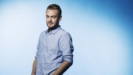 Le chroniqueur Jeremstar, le 5 octobre 2017 à Paris.&nbsp; (JOEL SAGET / AFP)